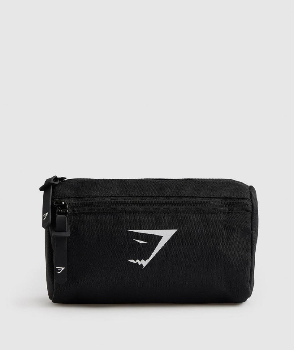 Gymshark Sharkhead Cross Body Muške Torbe Crne | HR 3116ILH